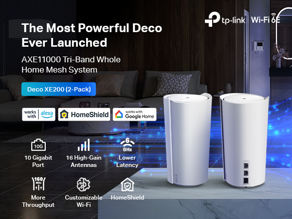 TP Link Whole Home Mesh WIFI AXE11000